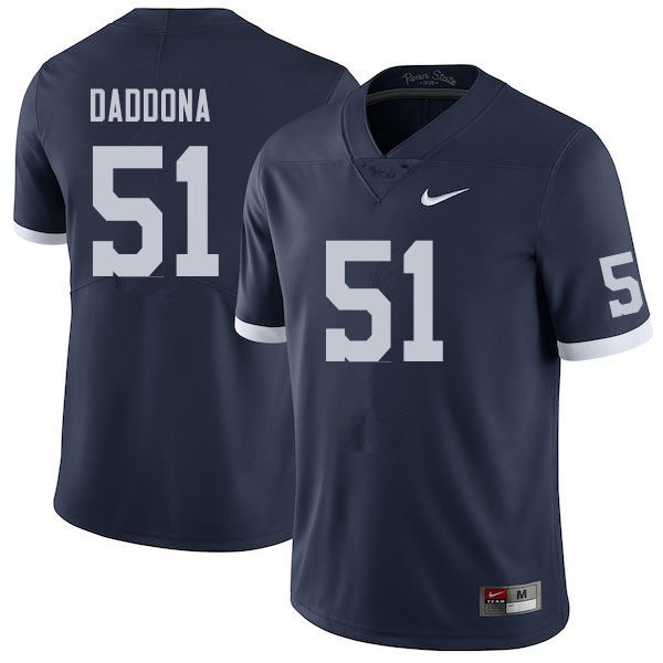 Men #51 Dalton Daddona Penn State Nittany Lions College Football Jerseys Sale-Retro